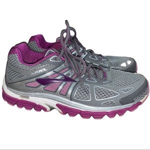 Brooks Ariel Gray & Purple Athletic Running Shoes Sz 11W